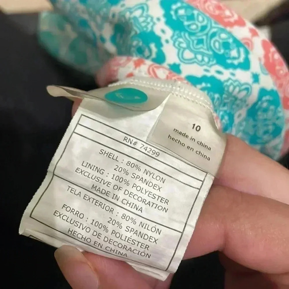 Roxy Girl Bikini Top Size 10 - Picture 5 of 5